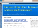 Small Screenshot picture of The Rest of the Story: Tobacco News Analysis and Commentary