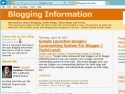 Small Screenshot picture of Blogging Information