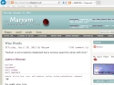 Small Screenshot picture of Maryam Tasawwuf Blog