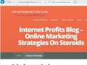 Small Screenshot picture of Internet Profits Blog