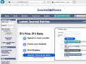 Small Screenshot picture of JournalHome.com provides you journal space on the web for creating, editing, managing, and authoring
