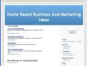 Small Screenshot picture of Home Based Business Ideas, Opinions and Tips