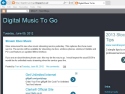 Small Screenshot picture of Digital Music To Go